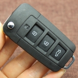 Vỏ chìa khóa xe ô tô KIA Careto khóa 3 nút bấm - Khắc Laser MIỄN PHÍ Theo Yêu Cầu
