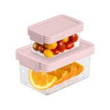 Bộ 2 hộp thực phẩm tritan chữ nhật Hokaido 1000 - 2000 ml