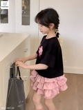 set-ao-thun-den-no-mix-chan-vay-kaki-hong-cho-be