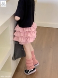 set-ao-thun-den-no-mix-chan-vay-kaki-hong-cho-be