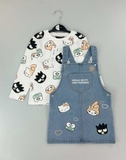 set-ao-thun-kem-vay-yem-jean-hinh-sanrio-hang-disney-george-xuat-cho-be