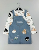 set-ao-thun-kem-vay-yem-jean-hinh-sanrio-hang-disney-george-xuat-cho-be