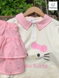 set-ao-thun-polo-hinh-hello-kitty-kem-chan-vay-tang-hong-no-cham-bi-cho-be
