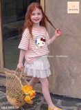 set-ao-thun-soc-hong-hello-kitty-kem-chan-vay-trang-tang-cho-be