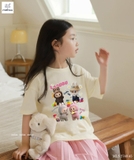 set-ao-thun-labubu-mix-chan-vay-hong-cho-be