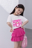 set-ao-thun-trang-hinh-babythree-kem-chan-vay-xep-ly-hong-cho-be