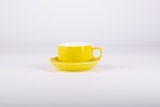 Tách Cafe vuông màu vàng
