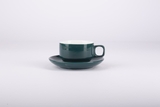Tách Cafe vuông màu xanh lục