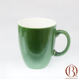 Cốc Latte Men Lục Lòng Trắng