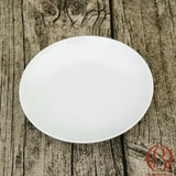 Đĩa Tròn Sâu Phi 25.5 cm Men Trắng