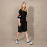 JUMPSUIT NỮ DÁNG NGẮN XUẤT HÀN MÀU ĐEN J4325H