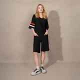 JUMPSUIT NỮ DÁNG NGẮN XUẤT HÀN MÀU ĐEN J4325H