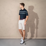 ÁO POLO GOLF NAM TAY NGẮN XUẤT MỸ MÀU ĐEN PHỐI SỌC NGANG PL4406D