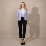 ÁO BLAZER VEST NỮ LINEN XUẤT MỸ MÀU TÍM AVN4416D