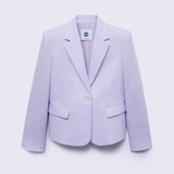 ÁO BLAZER VEST NỮ LINEN XUẤT MỸ MÀU TÍM AVN4416D