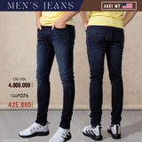 QUẦN JEANS NAM PHOM ÔM XUẤT MỸ MÀU XANH ĐEN QJ4410T1