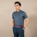 ÁO POLO THỂ THAO NAM CỔ TAY NGẮN XUẤT HÀN MÀU XÁM APL4423H2