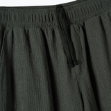 QUẦN BAGGY LƯNG THUN NAM VẢI THUN XỐP XUẤT HÀN MÀU RÊU  QBG4404T1