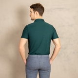 ÁO POLO THỂ THAO NAM TAY NGẮN XUẤT HÀN MÀU XANH LÁ PL4514H2