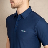 ÁO POLO THỂ THAO NAM TAY NGẮN XUẤT HÀN MÀU XANH NAVY PL4514H