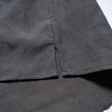 ÁO SƠ MI NAM LINEN TAY NGẮN PHỐI TÚI NGỰC MÀU XÁM SM4509H-R