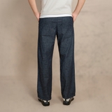 QUẦN JEANS NAM ỐNG RỘNG LƯNG THUN XUẤT MỸ MÀU XÁM ĐEN QD4521H