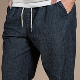 QUẦN JEANS NAM ỐNG RỘNG LƯNG THUN XUẤT MỸ MÀU XÁM ĐEN QD4521H