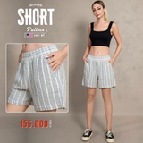 QUẦN SHORT NỮ LƯNG THUN XUẤT MỸ MÀU XÁM QSN4521H2