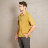 ÁO SƠ MI NAM LINEN TAY NGẮN CỔ DANTON MÀU VÀNG SM4429D-V