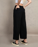 QUẦN CULOTTES NỮ LƯNG THUN DÁNG LỮNG XUẤT MỸ MÀU ĐEN QN4521H1