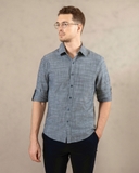 ÁO SƠ MI NAM LINEN TAY DÀI MÀU XÁM SM4825T6