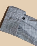 ÁO SƠ MI NAM LINEN TAY DÀI MÀU XÁM SM4825T6