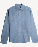 ÁO SƠ MI NAM LINEN TAY DÀI MÀU XANH BIỂN SM482T