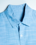 ÁO SƠ MI NAM LINEN TAY DÀI MÀU XANH DƯƠNG NHẠT SM4825T7