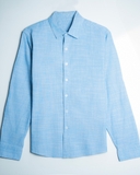ÁO SƠ MI NAM LINEN TAY DÀI MÀU XANH DƯƠNG NHẠT SM4825T7