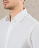 ÁO SƠ MI NAM LINEN TAY DÀI MÀU TRẮNG SM4825T1