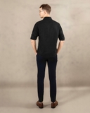 ÁO SƠ MI NAM LINEN TAY DÀI MÀU ĐEN SM4825T3