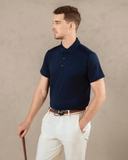 ÁO POLO GOLF NAM TAY NGẮN XUẤT HÀN MÀU XANH ĐEN PL4710L