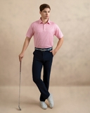 ÁO POLO GOLF NAM TAY NGẮN XUẤT MỸ HOA NHÍ MÀU HỒNG PL4425T29