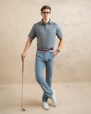 ÁO POLO GOLF NAM TAY NGẮN XUẤT MỸ MÀU XÁM PL4425T26