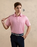 ÁO POLO GOLF NAM TAY NGẮN XUẤT MỸ HOA NHÍ MÀU HỒNG PL4425T29