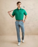 ÁO POLO GOLF NAM TAY NGẮN XUẤT MỸ MÀU XANH LÁ PL4425T35
