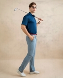 ÁO POLO GOLF NAM TAY NGẮN XUẤT MỸ MÀU XANH NAVY PL4425T71