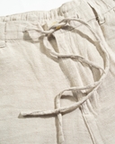 QUẦN DÀI LINEN NAM LƯNG THUN CAO CẤP MÀU KEM QD4907T7
