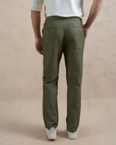 QUẦN DÀI LINEN NAM LƯNG THUN CAO CẤP MÀU RÊU QD4907T6