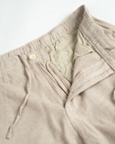QUẦN DÀI LINEN NAM LƯNG THUN CAO CẤP MÀU BEIGE ĐẬM QD4907T4