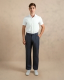 QUẦN DÀI LINEN NAM LƯNG THUN CAO CẤP MÀU XÁM ĐEN QD4908T11