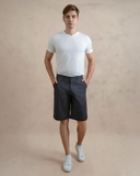 QUẦN SHORT NAM CAO CẤP MÀU XANH ĐEN QS493T-NV