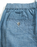 QUẦN DÀI LINEN NAM LƯNG THUN CAO CẤP MÀU XANH LAM RETRO QD4907T3