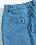 QUẦN DÀI LINEN NAM LƯNG THUN CAO CẤP MÀU XANH DƯƠNG QD4907T1